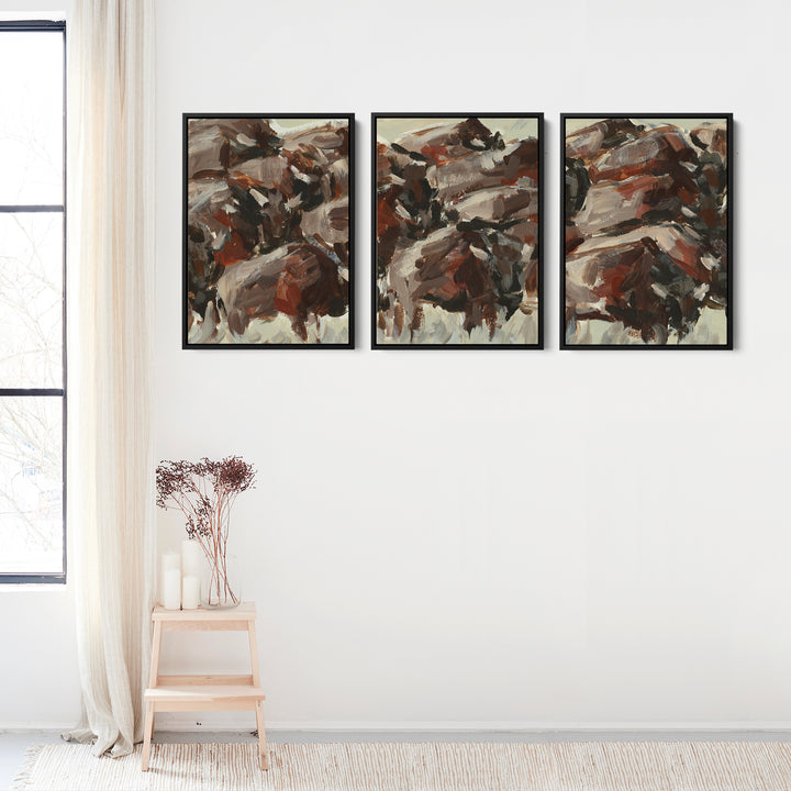 The Wild West Triptych - Set of 3