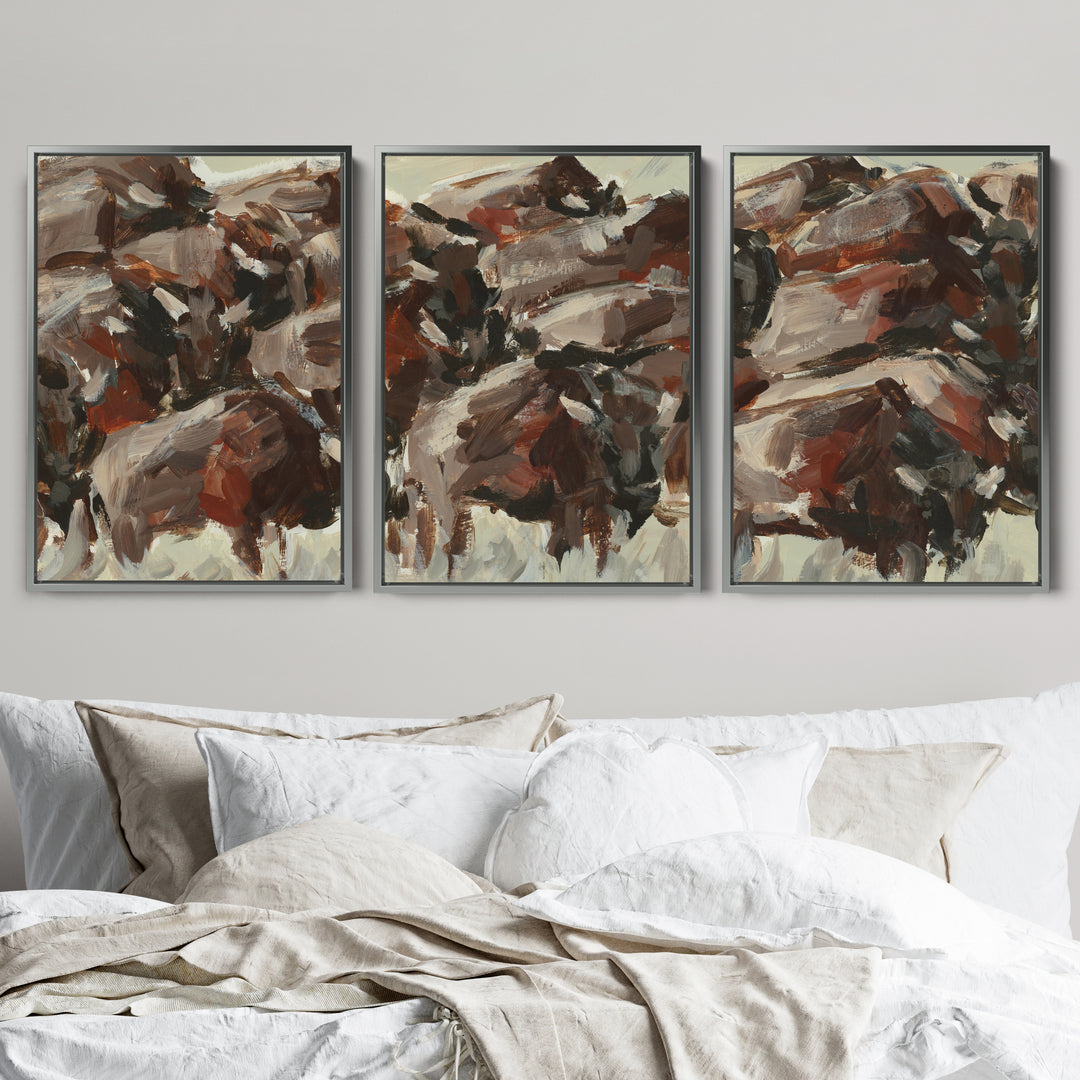 The Wild West Triptych - Set of 3