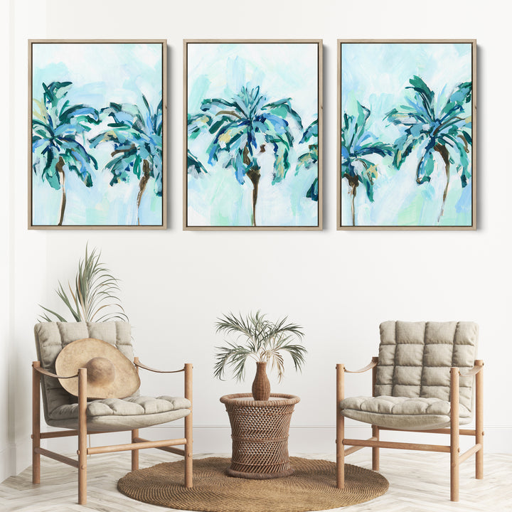 Breezy Island Palms - Set of 3 - Jetty Home