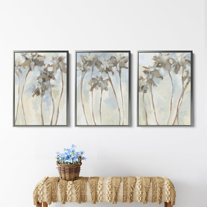 Warm Palm Daze Triptych - Set of 3