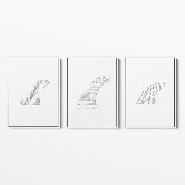 Surfboard Fin Studies - Set of 3