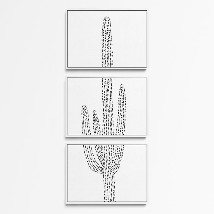 Desert Saguaro Cactus, No. 2 - Set of 3