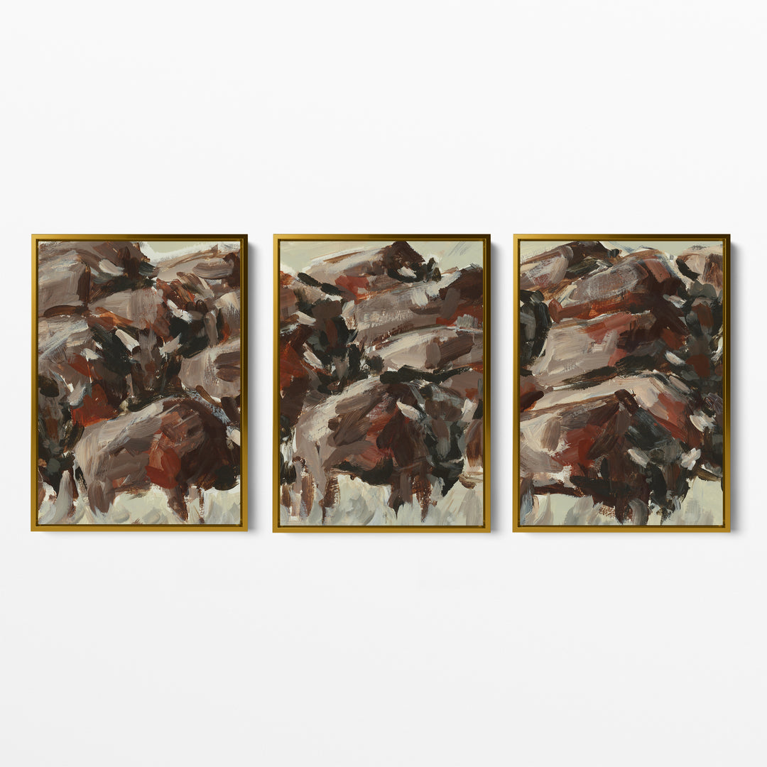 The Wild West Triptych - Set of 3