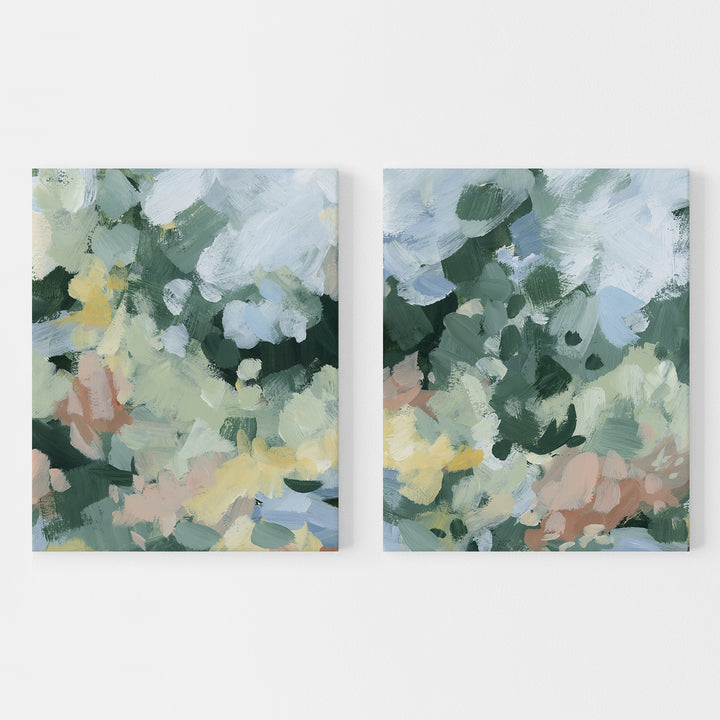 Floral Echoes Diptych - Set of 2 - Jetty Home