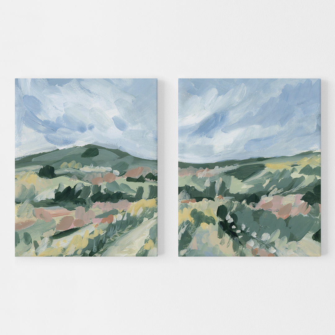 Fields in Motion Diptych - Set of 2 - Jetty Home