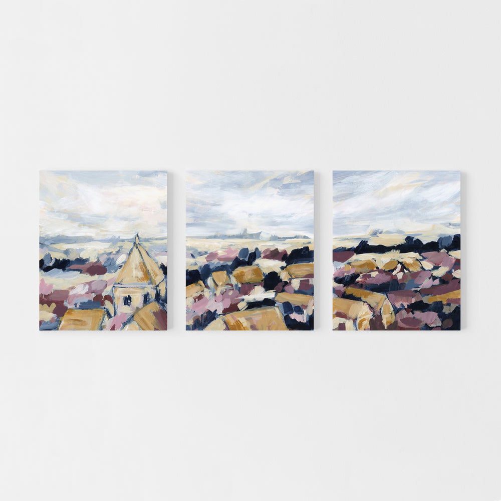 Faded Facades Triptych - Set of 3 - Jetty Home