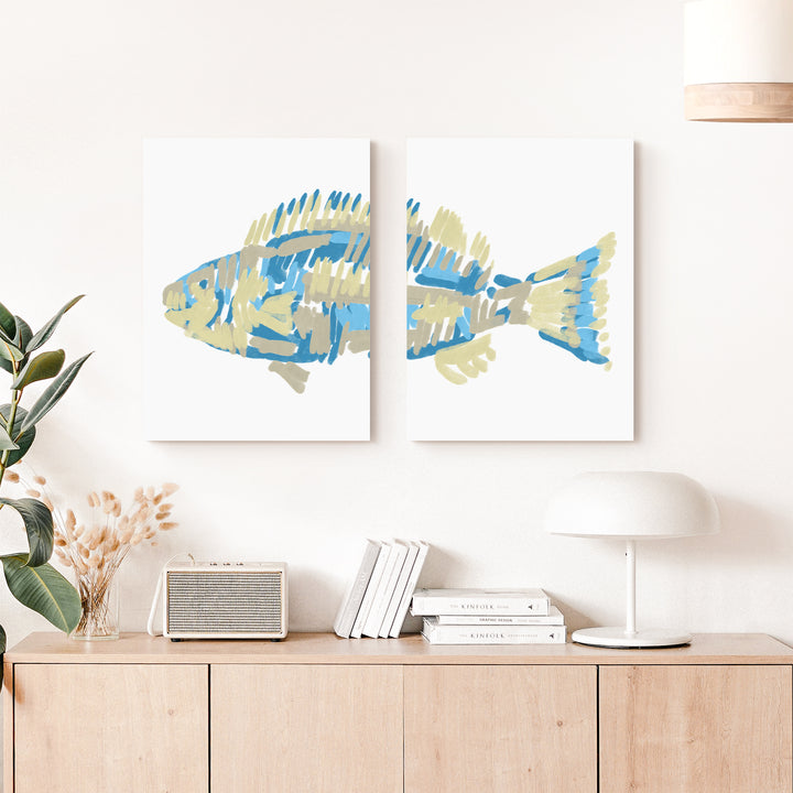 The Grouper Diptych - Set of 2