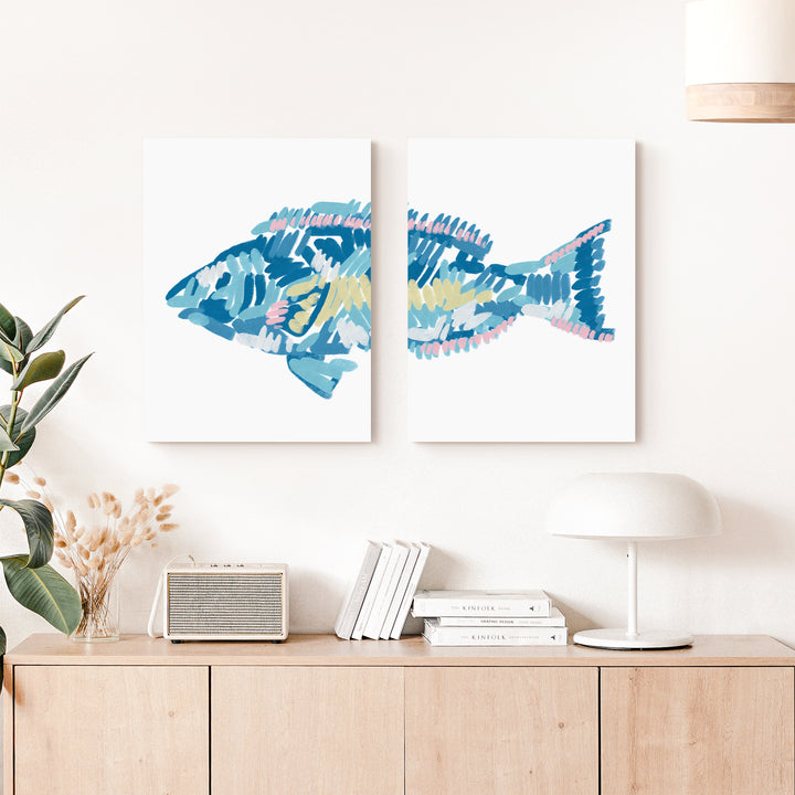 The Parrotfish Diptych - Set of 2