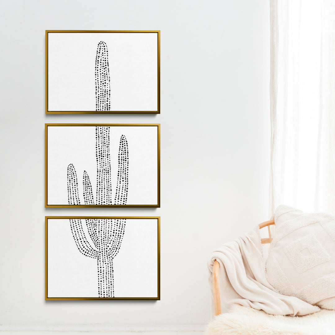 Desert Saguaro Cactus, No. 2 - Set of 3