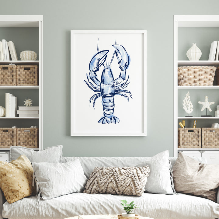 Nautical Lobster Sketch - Jetty Home