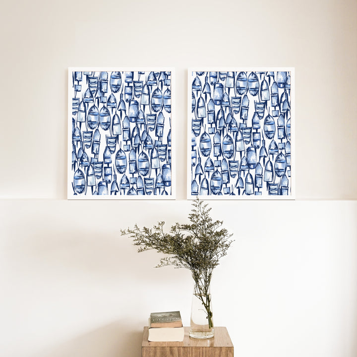 By the Buoys Diptych - Set of 2 - Jetty Home
