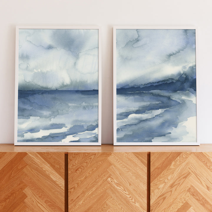 Shoreline Study Diptych - Set of 2
