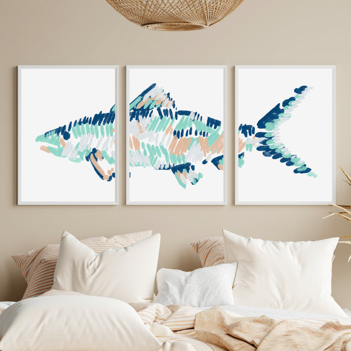 The Bonefish Triptych - Set of 3