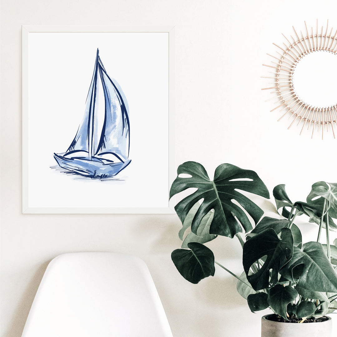 The Blue Sailboat, No. 1 - Jetty Home