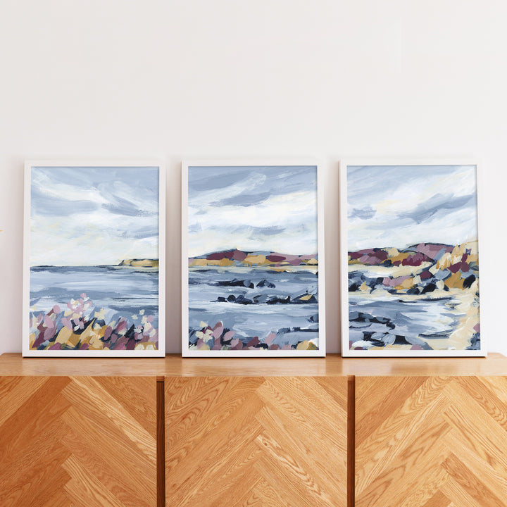 The Northern Coast Triptych - Set of 3 - Jetty Home