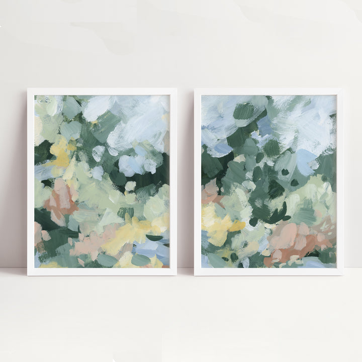 Floral Echoes Diptych - Set of 2 - Jetty Home