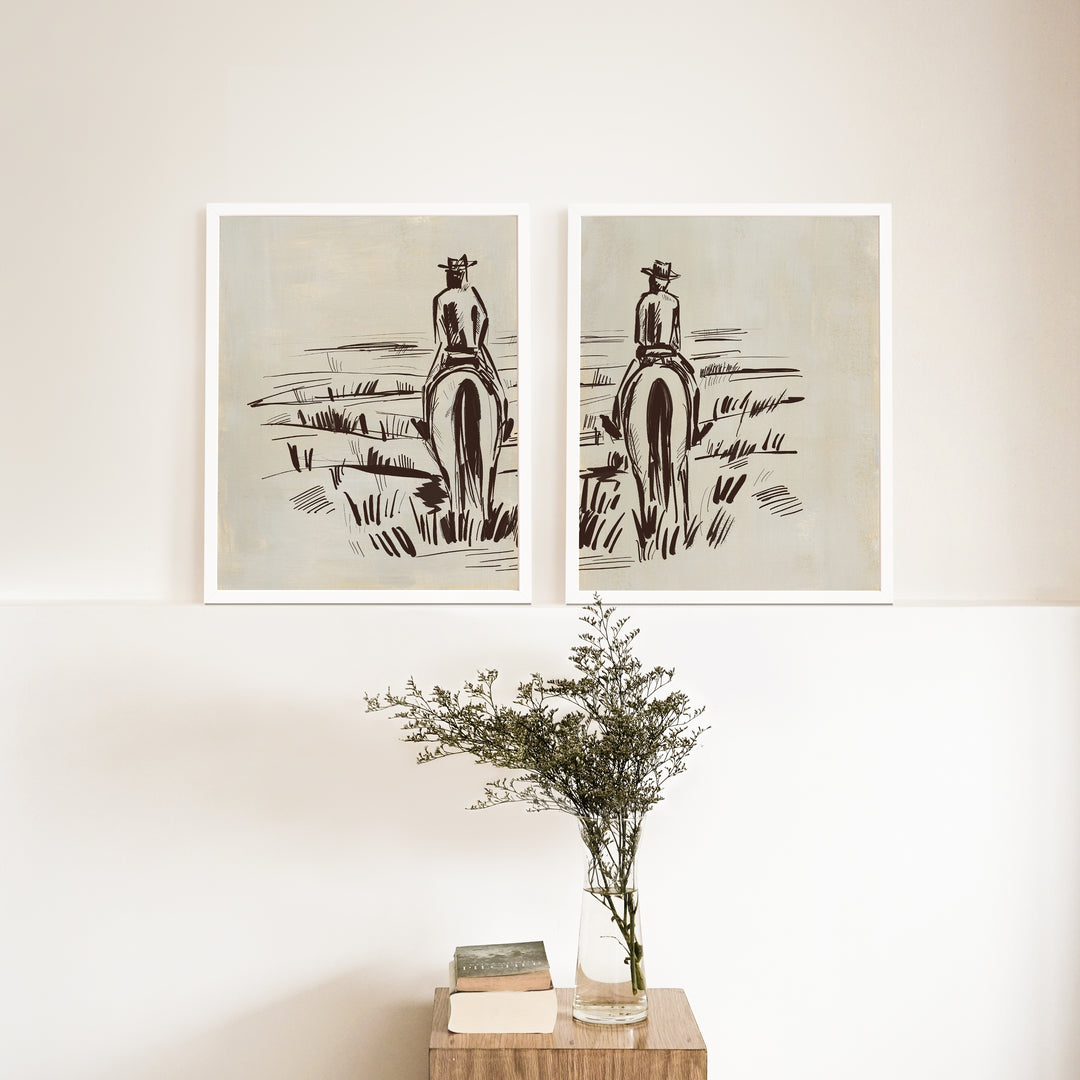 The Cowboy Watch Diptych - Set of 2