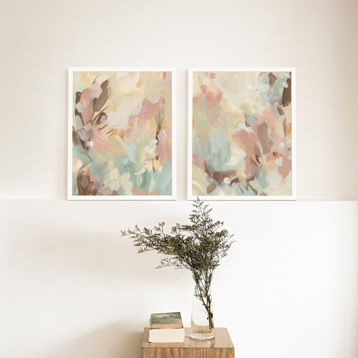 Where the Wind Runs Diptych - Set of 2