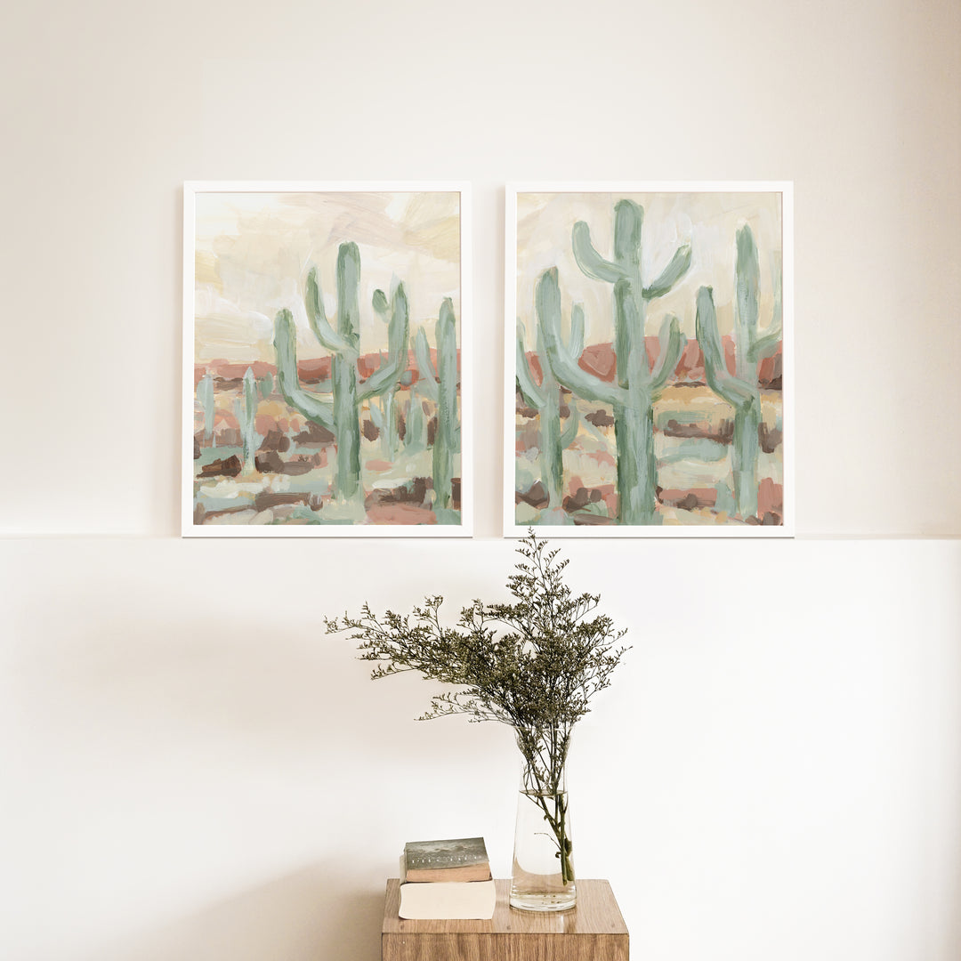 Saguaro Light Diptych - Set of 2 - Jetty Home