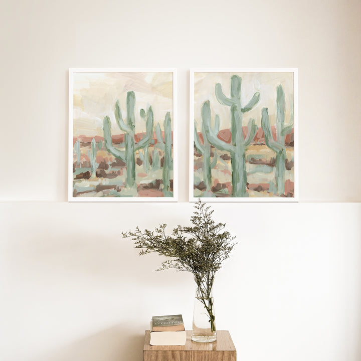 Saguaro Light Diptych - Set of 2 - Jetty Home