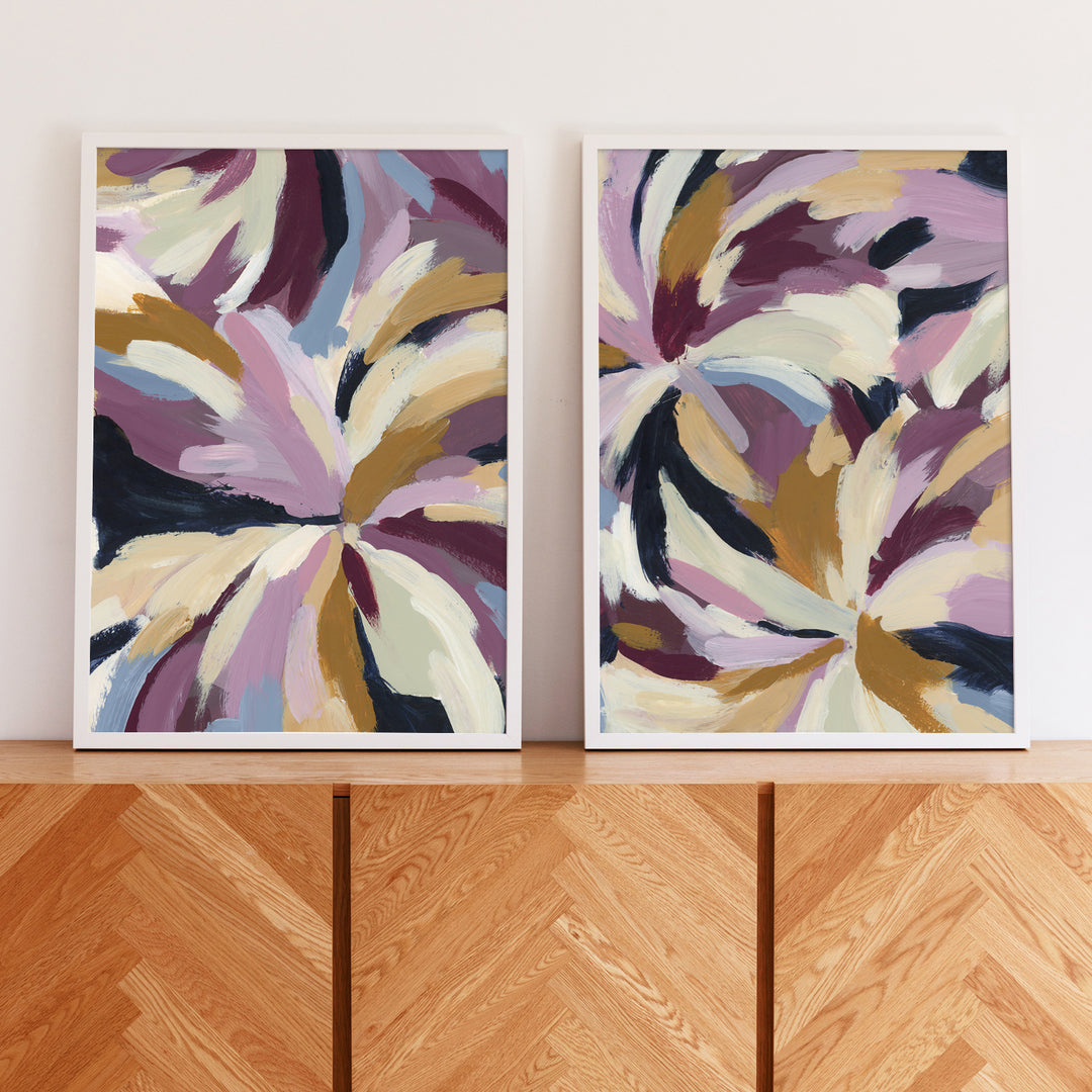 Blurred Petals Diptych - Set of 2 - Jetty Home