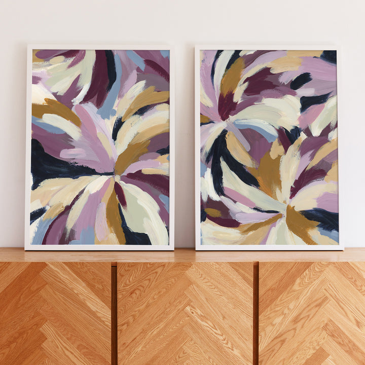 Blurred Petals Diptych - Set of 2 - Jetty Home