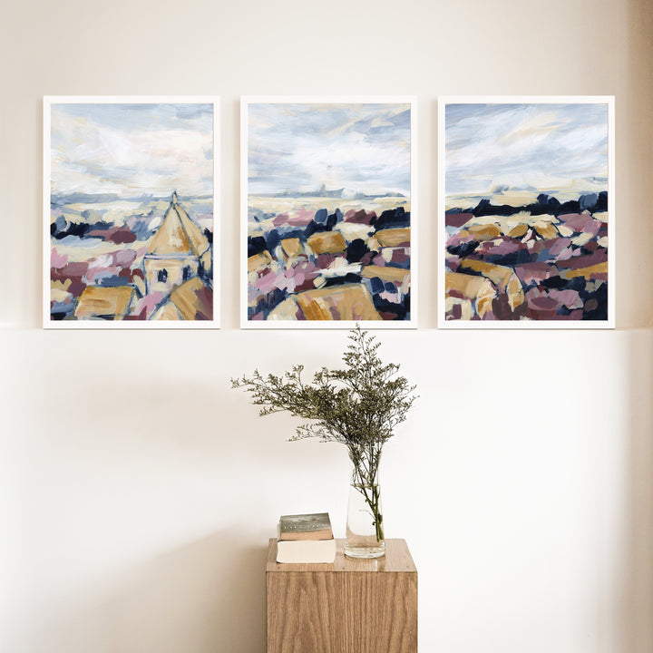 Faded Facades Triptych - Set of 3 - Jetty Home