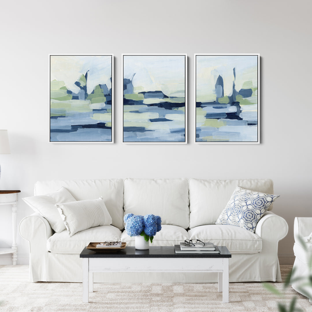 The Rippled Lakeside - Set of 3