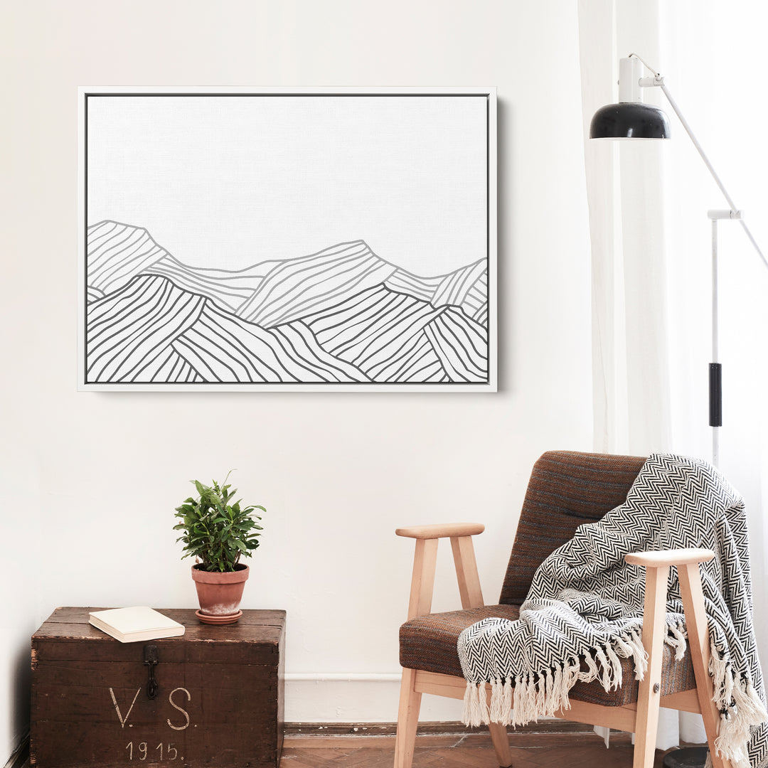 Minimalist Mountainscape