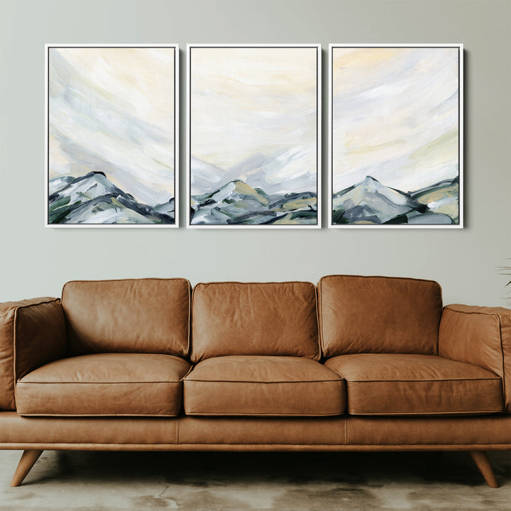 Mountain Landscape Vista - Set of 3