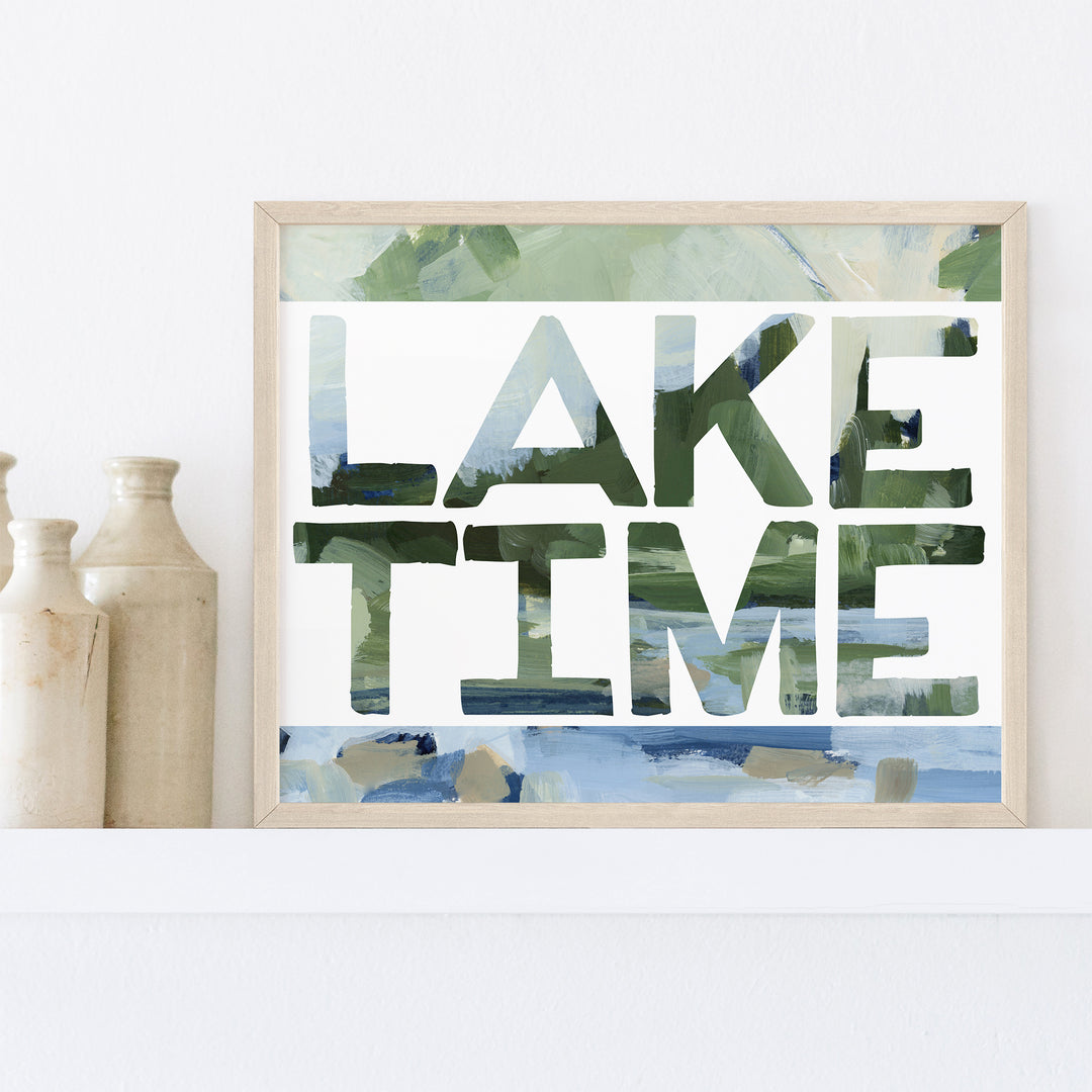 Lake Time Sign