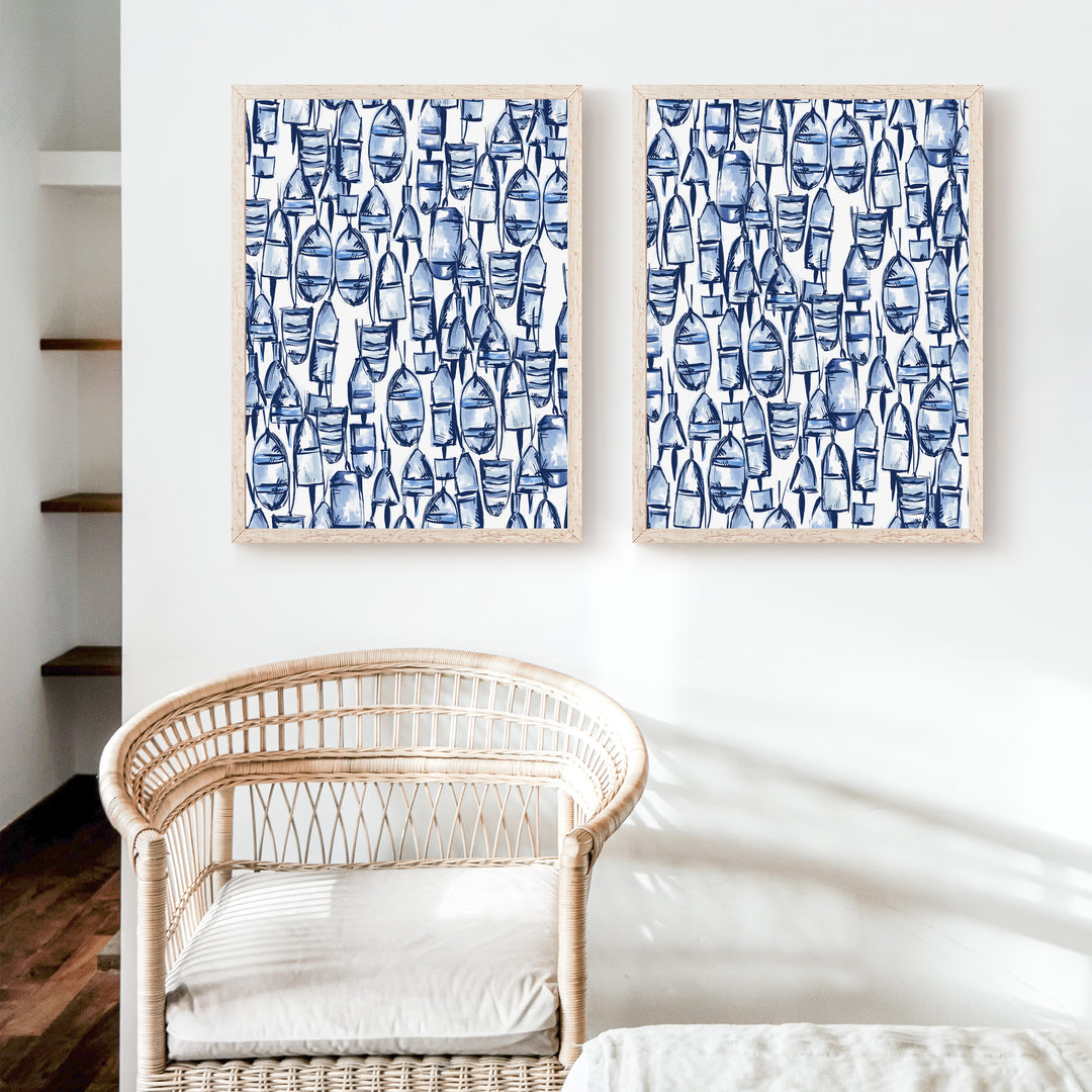By the Buoys Diptych - Set of 2 - Jetty Home