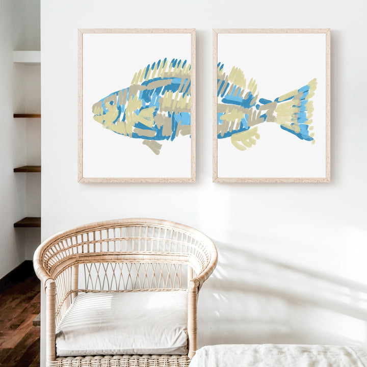 The Grouper Diptych - Set of 2