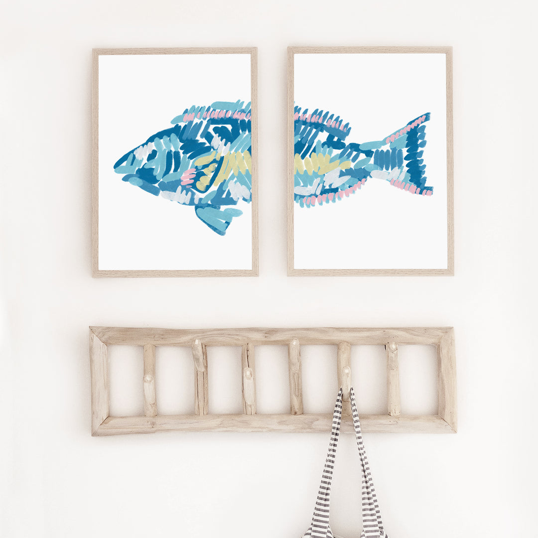 The Parrotfish Diptych - Set of 2