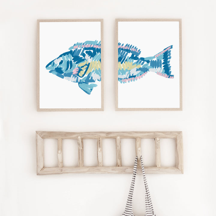 The Parrotfish Diptych - Set of 2