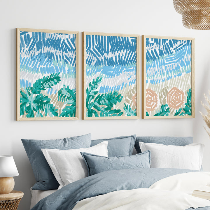 Between Tidelines Triptych - Set of 3