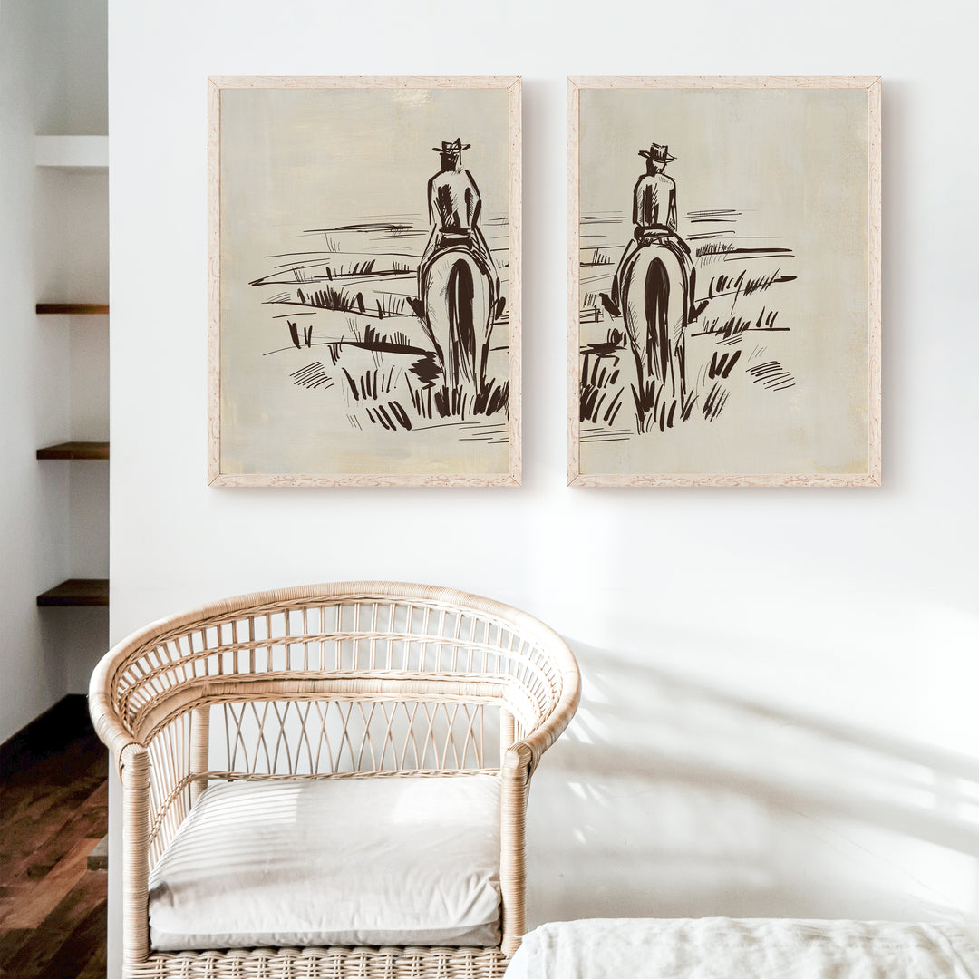 The Cowboy Watch Diptych - Set of 2