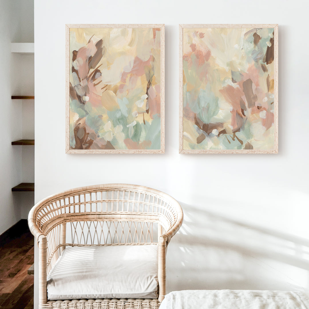 Where the Wind Runs Diptych - Set of 2
