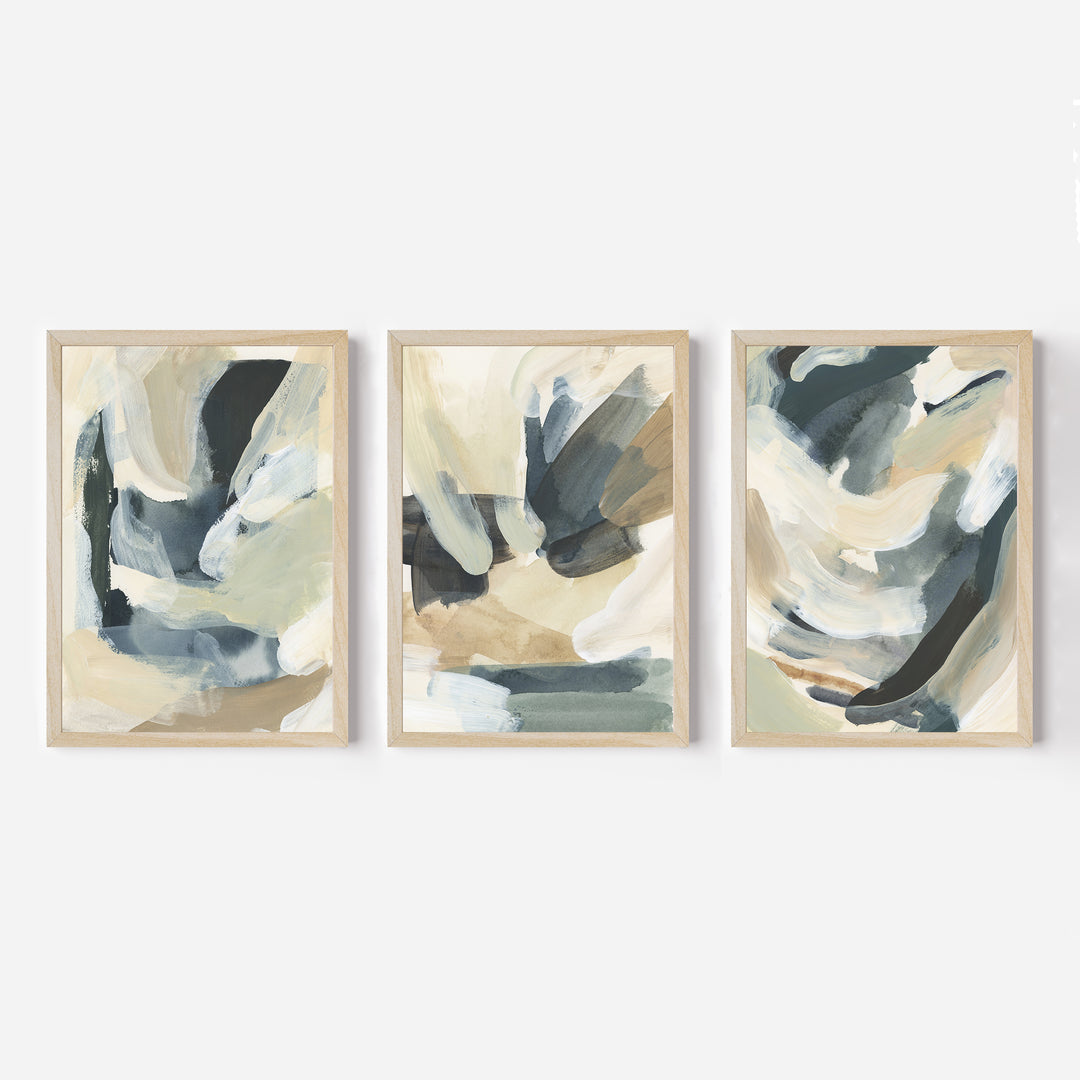 Modern Abstract Flow - Set of 3