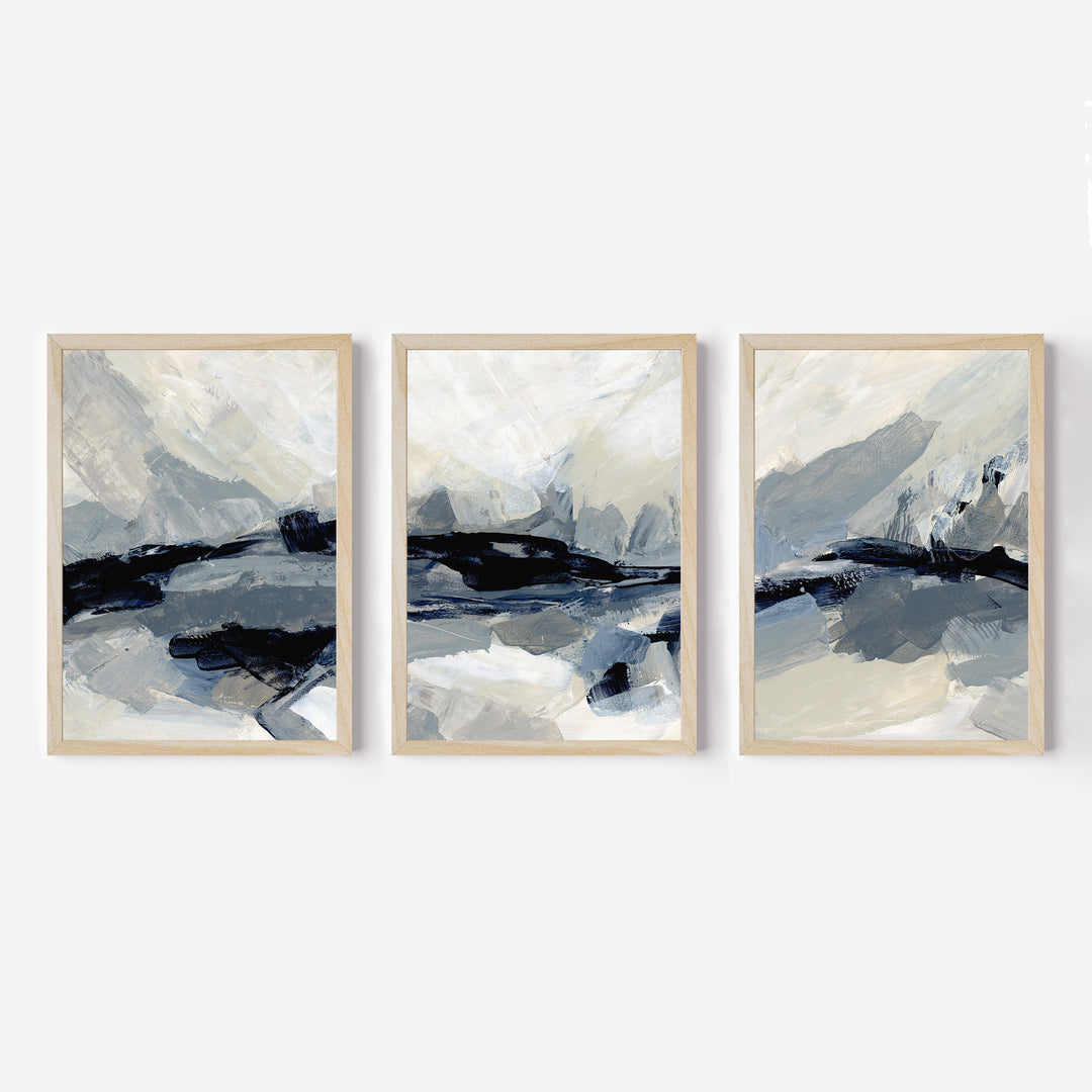 Balsam Hills Abstract - Set of 3