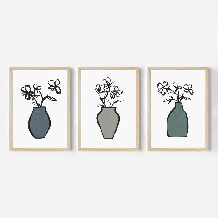 The Three Vases - Set of 3