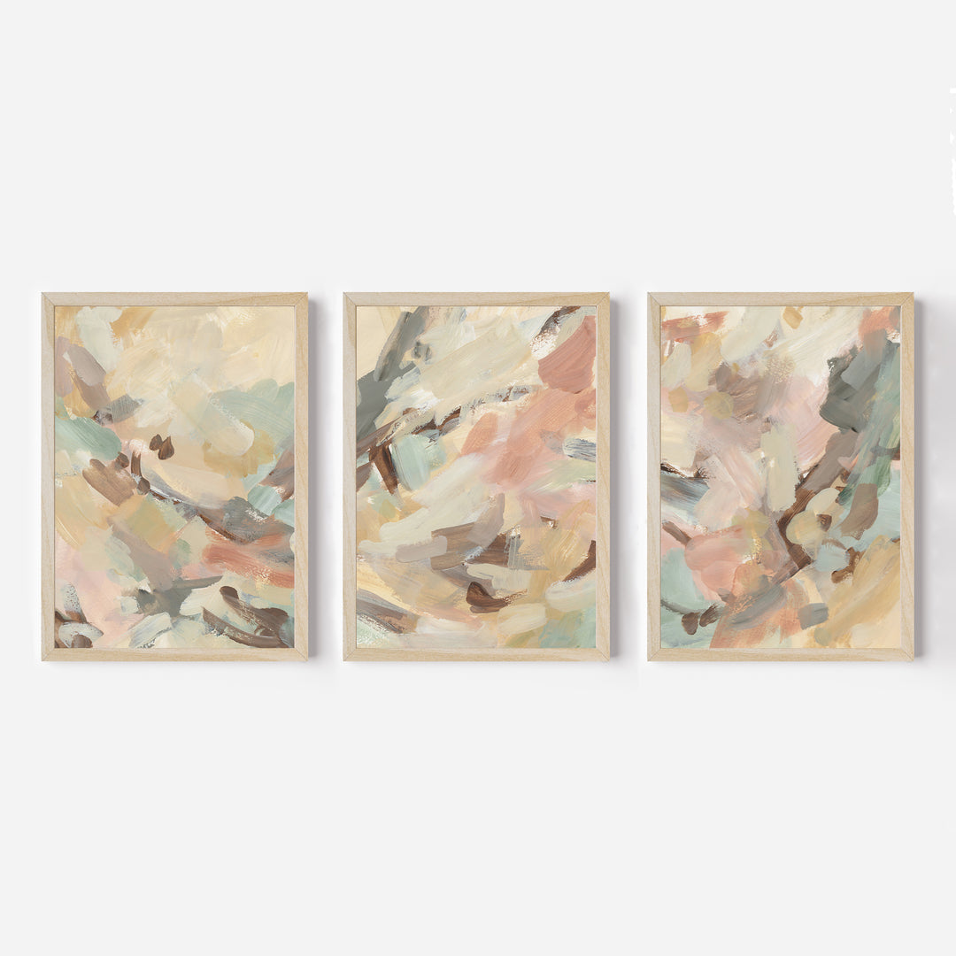 Sunbaked Mesa Triptych - Set of 3