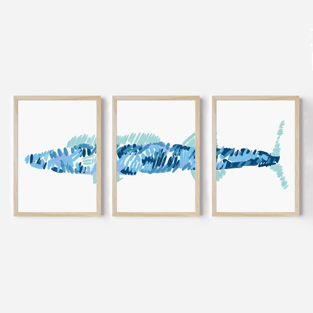 The Wahoo Triptych - Set of 3