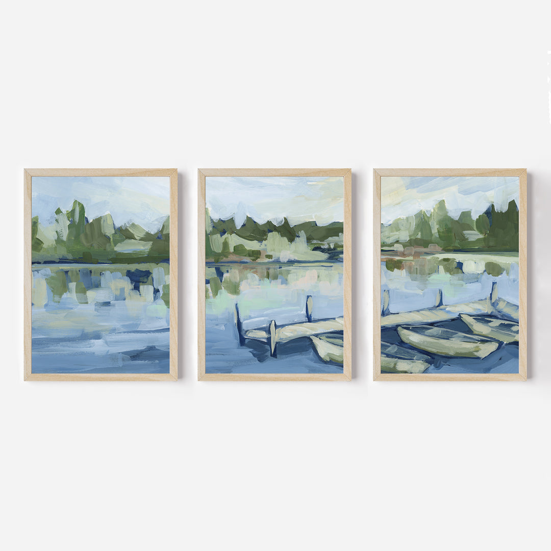 The Lakeside Dock - Set of 3