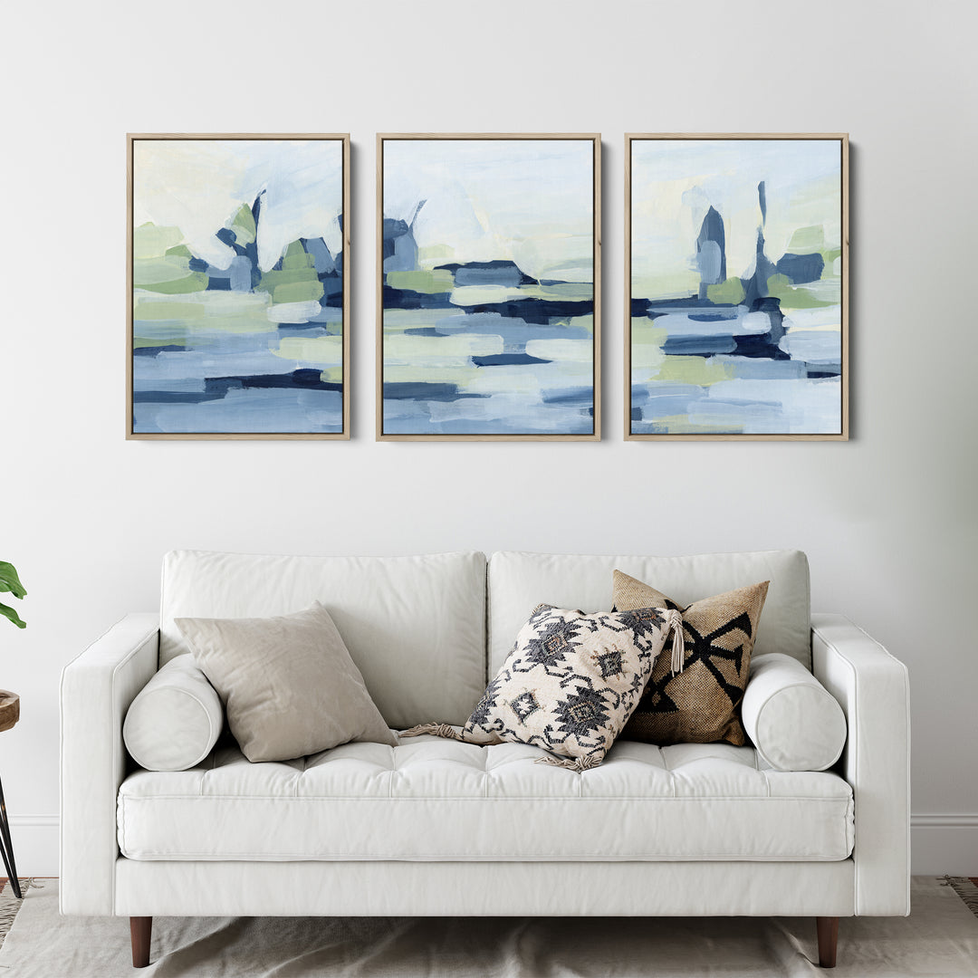 The Rippled Lakeside - Set of 3