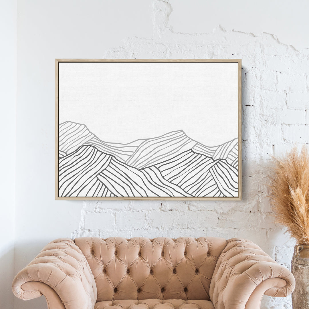 Minimalist Mountainscape