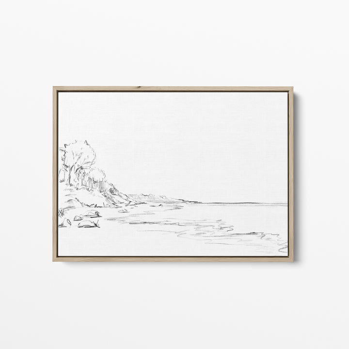 Minimalist Coastline Illustration, No. 1