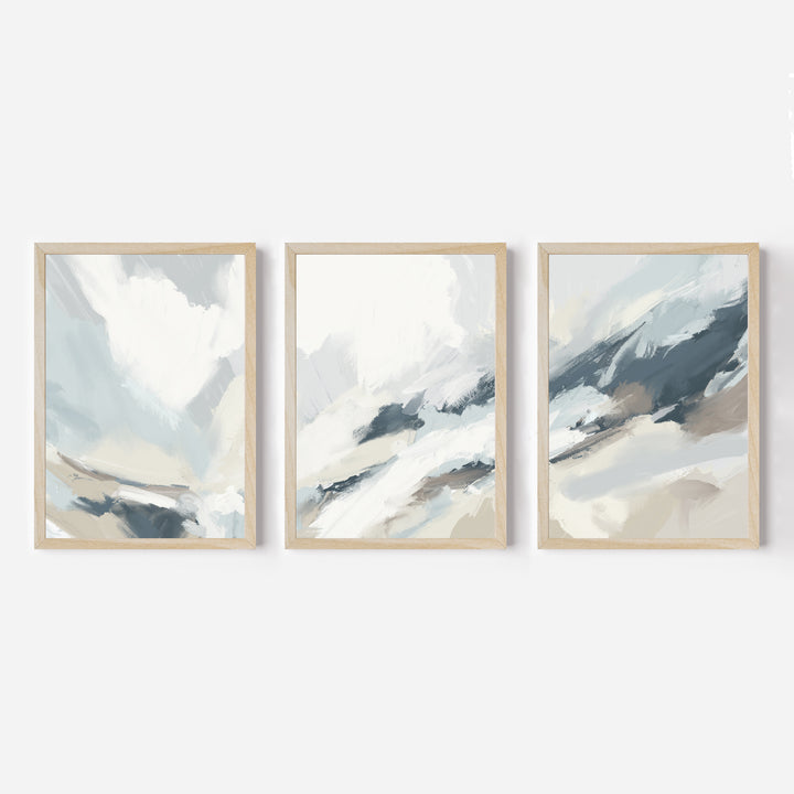 Wave Churn Triptych - Set of 3