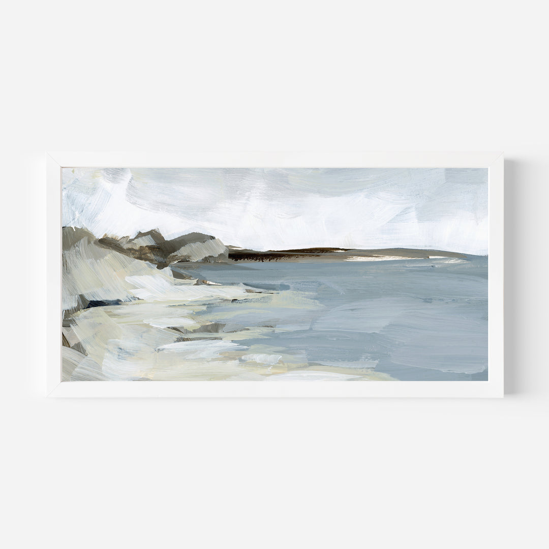 The Sandy Seashore Panoramic - Art Print or Canvas - Jetty Home