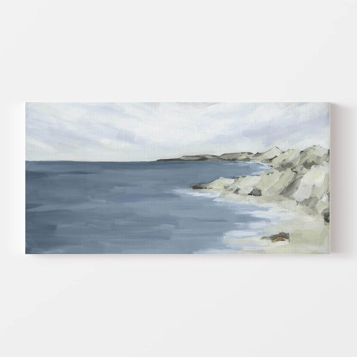 Serenity Shore Panoramic - Art Print or Canvas - Jetty Home